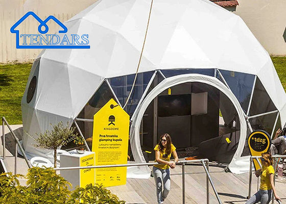 UV-bestendige commerciële koepeltent voor restaurant Outdoor dining Glamping