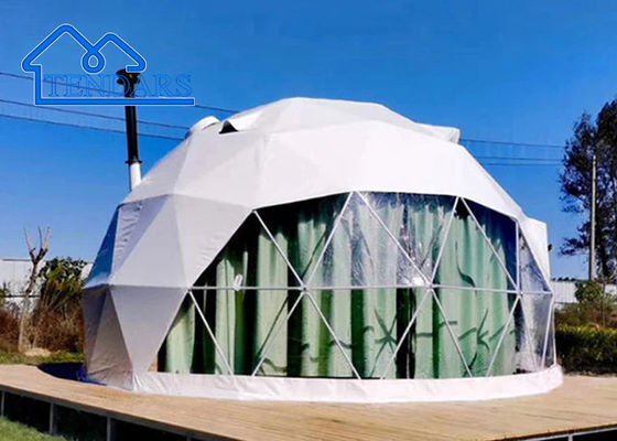 Eco-vriendelijk Comfortabel Op maat gemaakte voorzieningen Glamping Hotel Geodetische koepel tent te koop