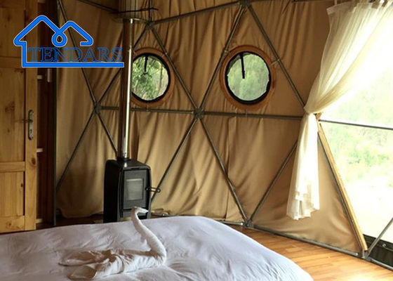 Goedkope Pop Up Dome Glamping Hotel Tent Camping Bed Tent Klappend of Buitengrond Camping Tenten