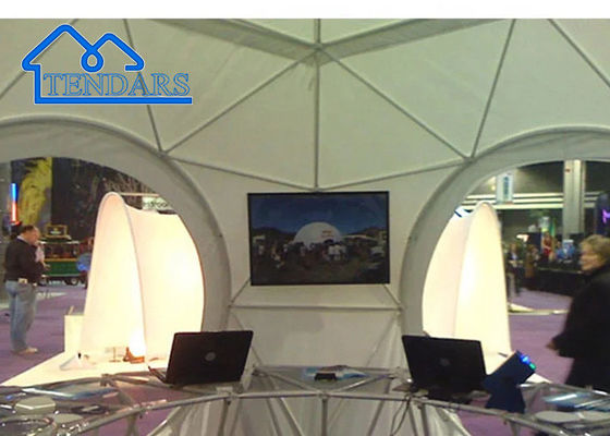 Grote koepel beursmarquee tent 360 projector commercieel feest bruiloft evenement koepel tent