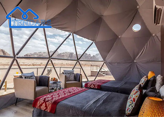 Nieuw Design Hotel Polycarbonate Dome Glamping Tent Modulair Prefab PC Crystal Bubble Dome Huis Voor Resort