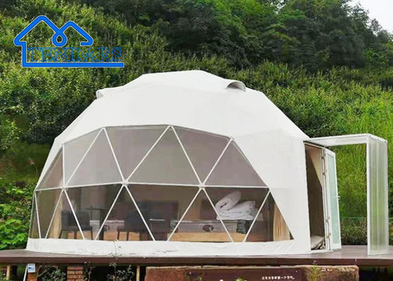 Warm te koop Aanvaard Custom Waterdicht Transparante Camping Tent Oval Geodetische Koepel Tent te koop