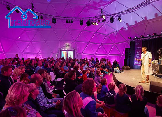 Custom Industrial Big Transparent Dome Muziek Evenementen Dome Tent Circus Event Tent