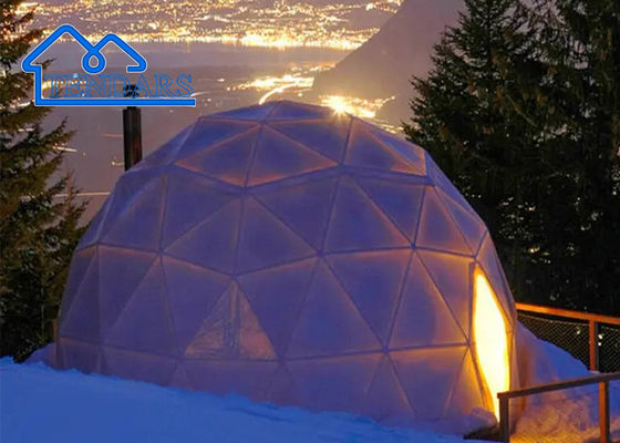 Vier seizoenen aangepaste waterdichte outdoor Glamping Hotel Living Dome tent voor 2-3 personen