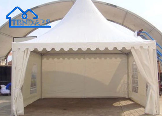 Outdoor pagode tent met glazen muur voor trouwfeest, productpromotie, andere commerciële evenementen