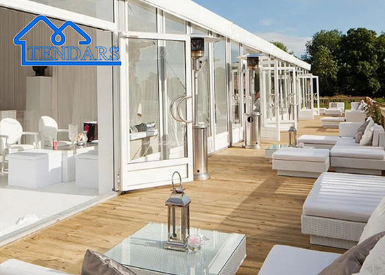 Custom Marquee Promotie Event Duidelijk dak feest tent Zijdekant Hoogte 8m Grote tent Marquee