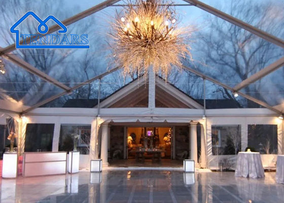 1000 zitplaatsen Aluminium frame Party Marquee Tents Wedding Exhibition Clear Roof Waterdicht Tuin Canopy