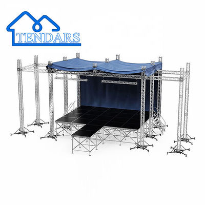 Op maat gemaakt aluminium podiumframe spigot truss structuur voor evenementen;concert; feest; tentoonstelling