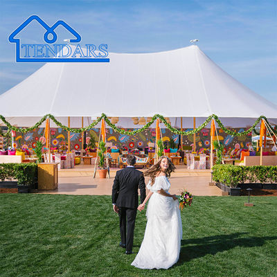 UV-bestendige cocktailfeestmarquee tenten zware aluminium frame all-weather protection canopy structuur