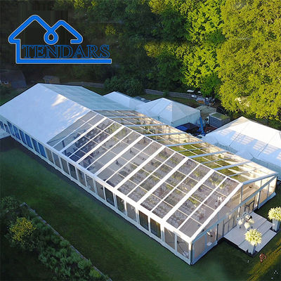 Custom Trade Show Event Party Tent Aluminium legering 6061 Frame Verwarmd feesttent