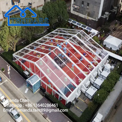 Moderne op maat gemaakte kleur grote Hiang kwaliteit mode marquee helder trouwfeest tent te koop