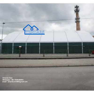 Prachtige ontwerper buiten transparante tent Arcum Sportzaal tent met dakvoering