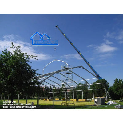 Canopy Polygon Tent Voor Basketbal Court Sport Evenement Witte dak Polygon Tent