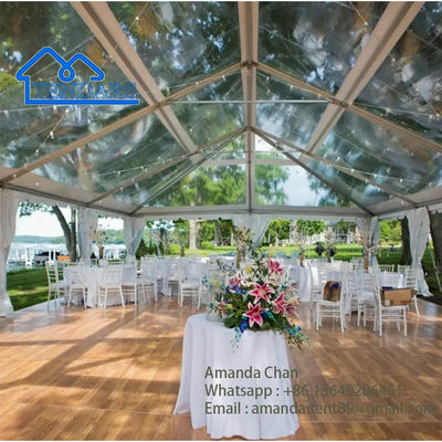 Buiten Customized Grootte Duidelijke PVC feest tent Huwelijk Huwelijk Evenementen Glas tent