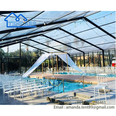 Duidelijk dak Marquee bekleding buitentent Voor trouwfeest feestprijs Met decoratie accessoires