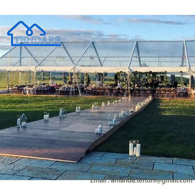 Waterdicht, brandwerend, zonnebestendige Custom Clear Span Transparent Party Tent Voor buitenevenementen