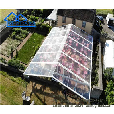PVC stof transparante aluminium marquee tent voor bruiloft, feest, evenement, ceremoniezaal En zo verder