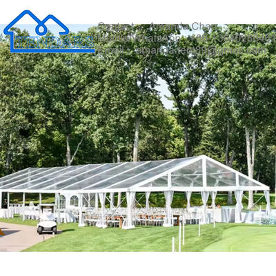 Buiten transparante waterdichte pvc Custom size aluminium tent voor bruiloft, feest