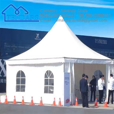 Afstuderen Evenement Party Marquee Tenten Gegalvaniseerd Kader PVC-stof Snelmontage Luifelstructuur