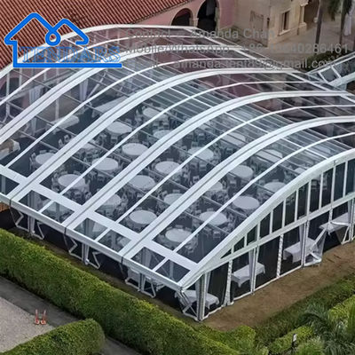 Buiten aangepaste nieuwe bruiloft transparante bruiloft partijtent voor evenementenmarkttent