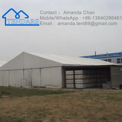 Hoogwaardige aluminium structuur pvc dekking magazijn tent opslag met goedkope prijs