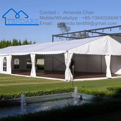 Persoonlijk ontwerp Permanent Aluminium Outdoor PVC Industrial Warehouse Storage Tent