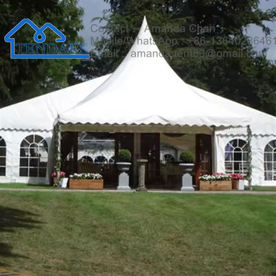 Aluminium frame industriële A-vorm grote buiten witte opslag Marquee kerk tent te koop