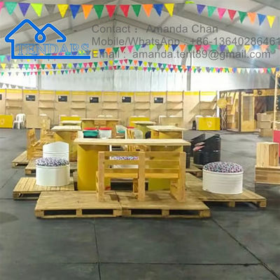 Heavy Duty Customized Big Aluminium Alloy PVC Warehouse Industriële opslag tenten