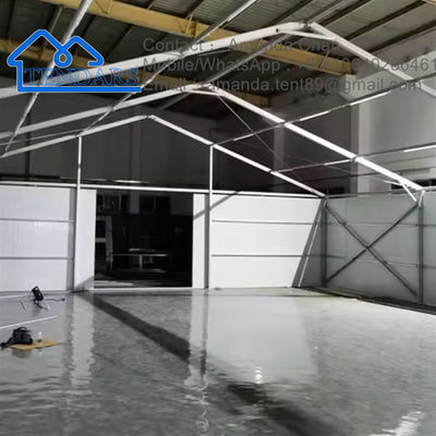 Makkelijk te installeren modulair brandvertragend op maat Groot industrieel magazijn Buiten opslagtent