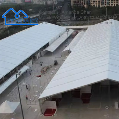 Warm verkoop Waterdicht aangepast aluminium frame PVC dak feest/ magazijn/ bruiloft tent te koop