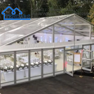 Doorzichtige Spans Transparent Dak Zwaar Duty Doorzichtige PVC tent Marquee Voor bruiloftsfeest evenementen