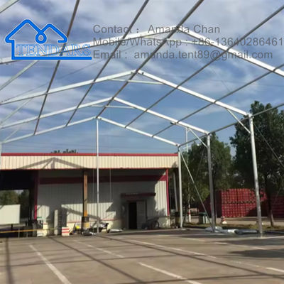 Heavy Duty Aluminium Alloy Waterdicht Zonnebestendige Warehouse Tent Grote buitenopslagtent
