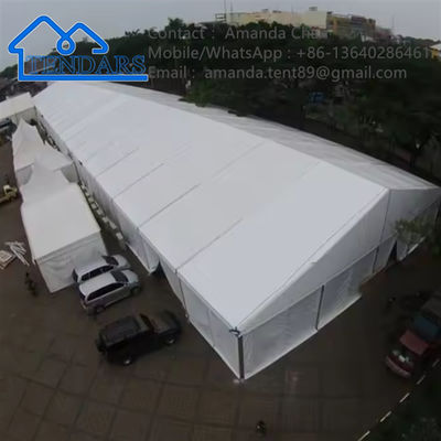 Aangepaste buiten grote capaciteit aluminium frame witte waterdichte bruiloft partytent tent evenement luifel