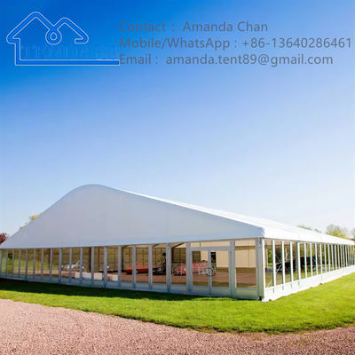 Bruiloft Outdoor Event Marquee Tent Groot Banket Witte Partij Luifel Structuur Ontwerp
