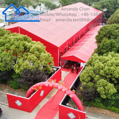 Grote outdoor Custom Aluminium Frame Wedding Exhibition Church Marquee Tent Event Canopy Structuur