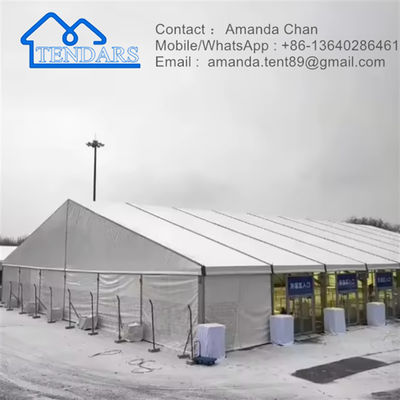 Gegalvaniseerd staal frame 6x12m Grand Party Marquee Tent 850g/m2 PVC Stof Afneembare zijwanden voor verjaardag
