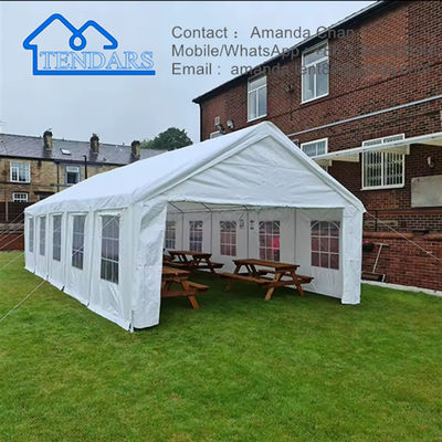 Snelle montage 10x15m Party Marquee Tent Heavy Duty Aluminium Frame UV-bestendige voor verjaardagsfeestjes