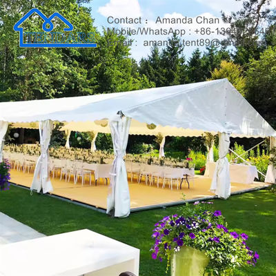 Tendars Stretch Tent Witte Party Gazebo Markttentluifel met CE-gecertificeerde zijwanden Structuur