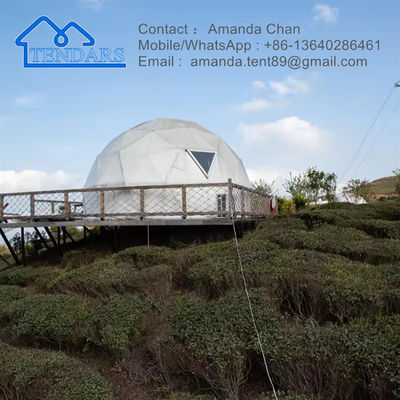 Sferische tent Duurzaam frame PVC dakraam Dome tenten Kamperen Voor buiten commerciële evenementen