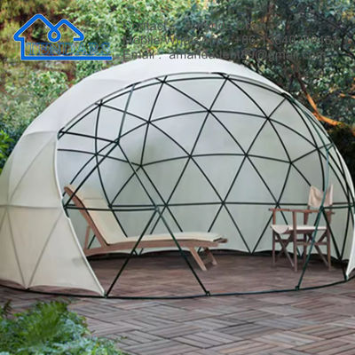 Stargazing Kleine PVC Geodetische Dome Tent Luxe Glamping Hotel Dome Tent Voor Kamperen