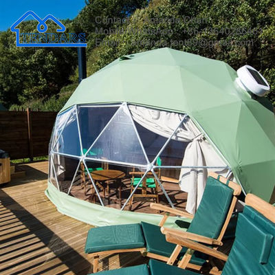 Waterdichte commerciële geodetische koepel kas Tuin Igloo koepel tent voor glamping en hotel resort