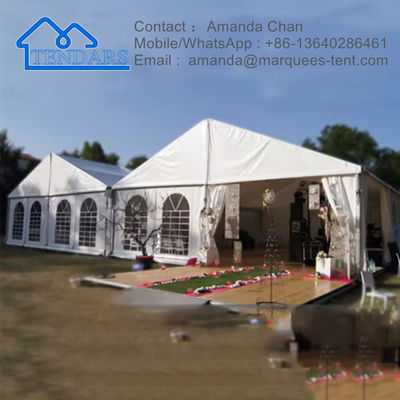 10x25m Colosseum hardgeperste geëxtrudeerde aluminiumlegering 6061/T6 Party Marquee Tent Heavy Duty Ground Bar Kit