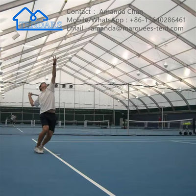 Sport tent van aluminium legering frame curve tent tennisbaan tent voor sport