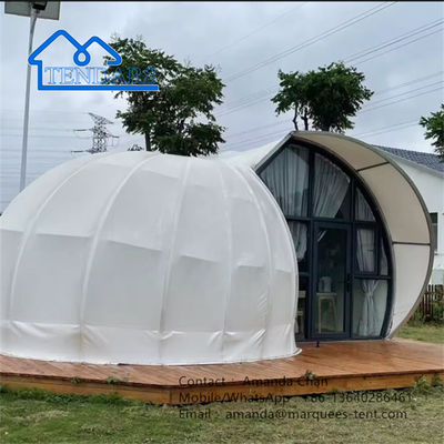 Nieuw ontwerp Luxe Hotel Camping Tent Snail Shape Glamping Tenten Voor Resorts