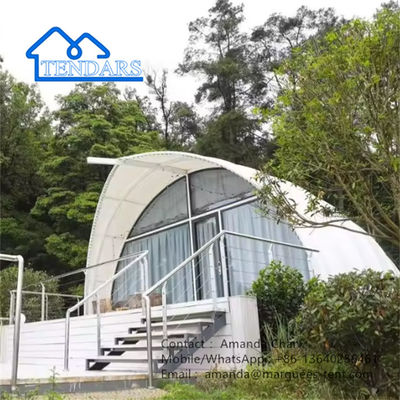 Buiten waterdicht Luxe Shell Shape Hotel Tent Glamping Beach Resort Tenten
