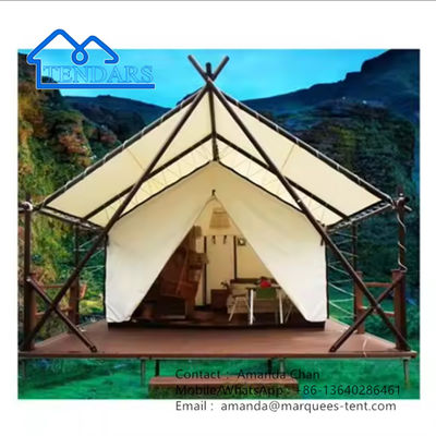 Fabriek Luxe op maat Nieuw ontwerp Safari tent Waterdicht Resort tent Canvas