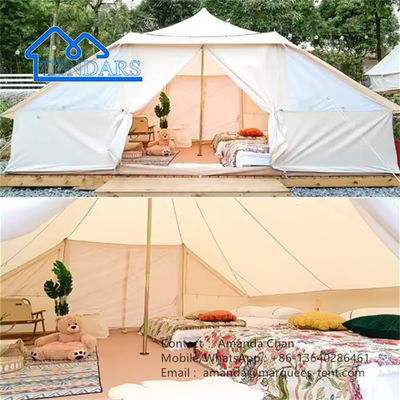 Op maat gemaakte Canvas opblaasbare berg tent Hotel tent voor buiten kamperen