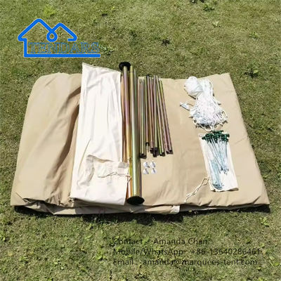 Waterdichte buiten Safari Glamping Canvas tent voor Markeuze regenbedekking tent