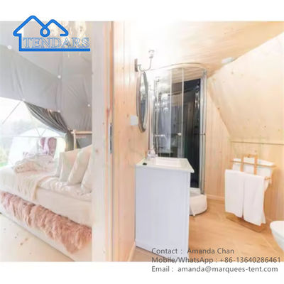 PVC Dome Tent Trade Show Tent Camping Resort Tent Met Ronde Deur Voor Hotel