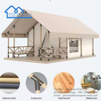 900D Waterdicht Camping Tent Camping Outdoor Safari Hotel Luxe Canvas Tent